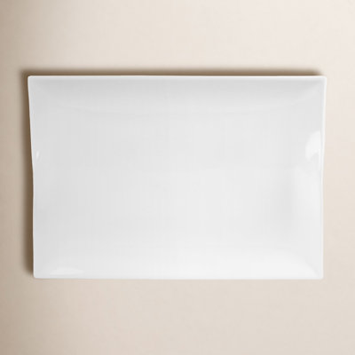 Fitz and Floyd Everyday White Porcelain Platter
