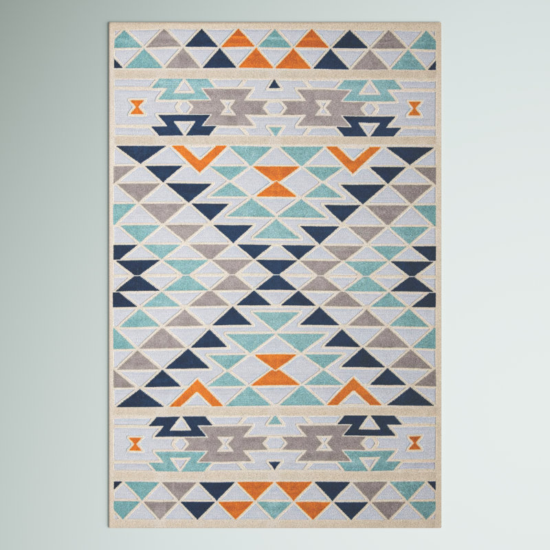 Tapis intérieur / extérieur pour enfants Aceves, Rectangle 4 pi x 6 pi