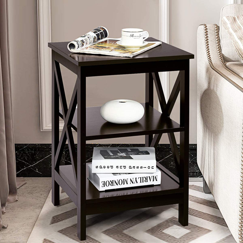 40cm W Manufactured Wood Bedside Table
