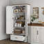 Rangement pour garde-manger de 69 po de hauteur avec 2 portes, un tiroir et des tablettes réglables