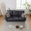Canapé 80,3 po en tissu technique moderne avec coussin-10647604