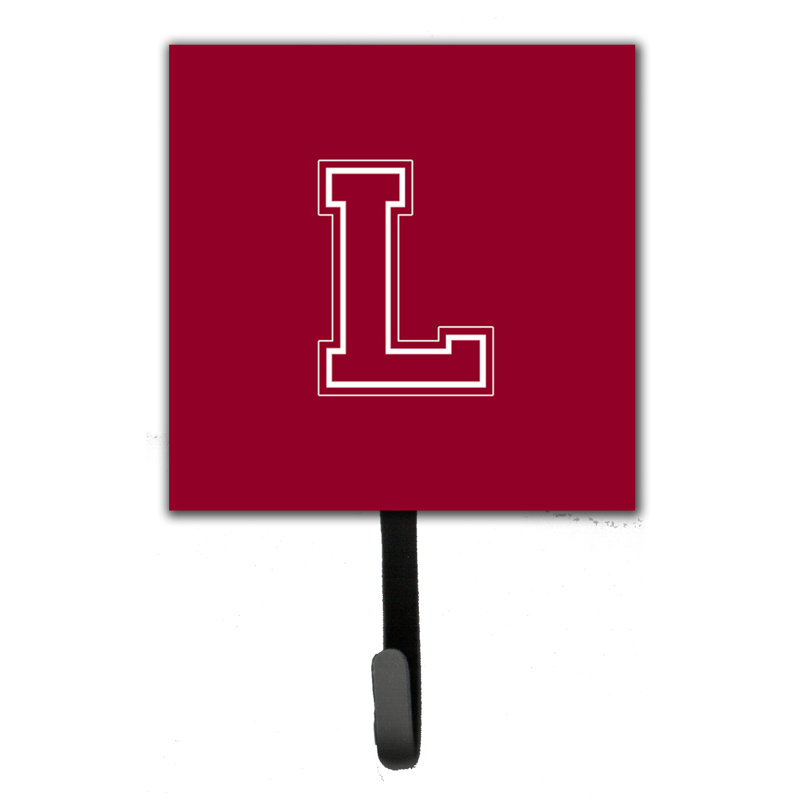 Porte-laisse de monogramme et crochet mural, L