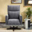Fauteuil inclinable électrique multifonctionnel, conception moderne en velours, parfait pour le bureau à domicile