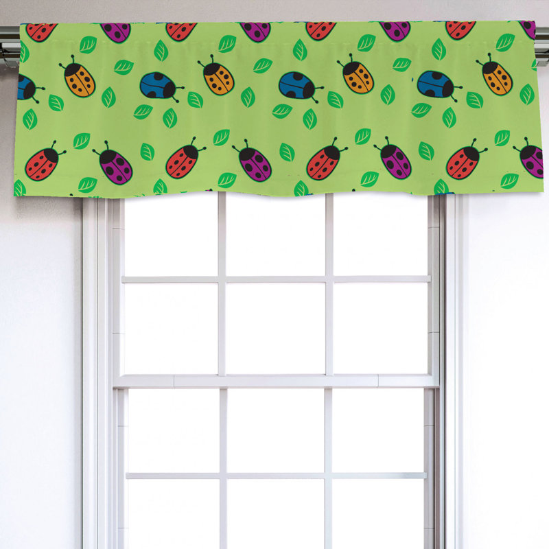 Sateen Ruffled Window Valance