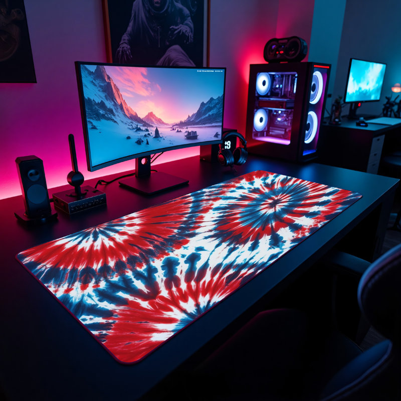 Polyester Desk Pad, 31.5x15.5