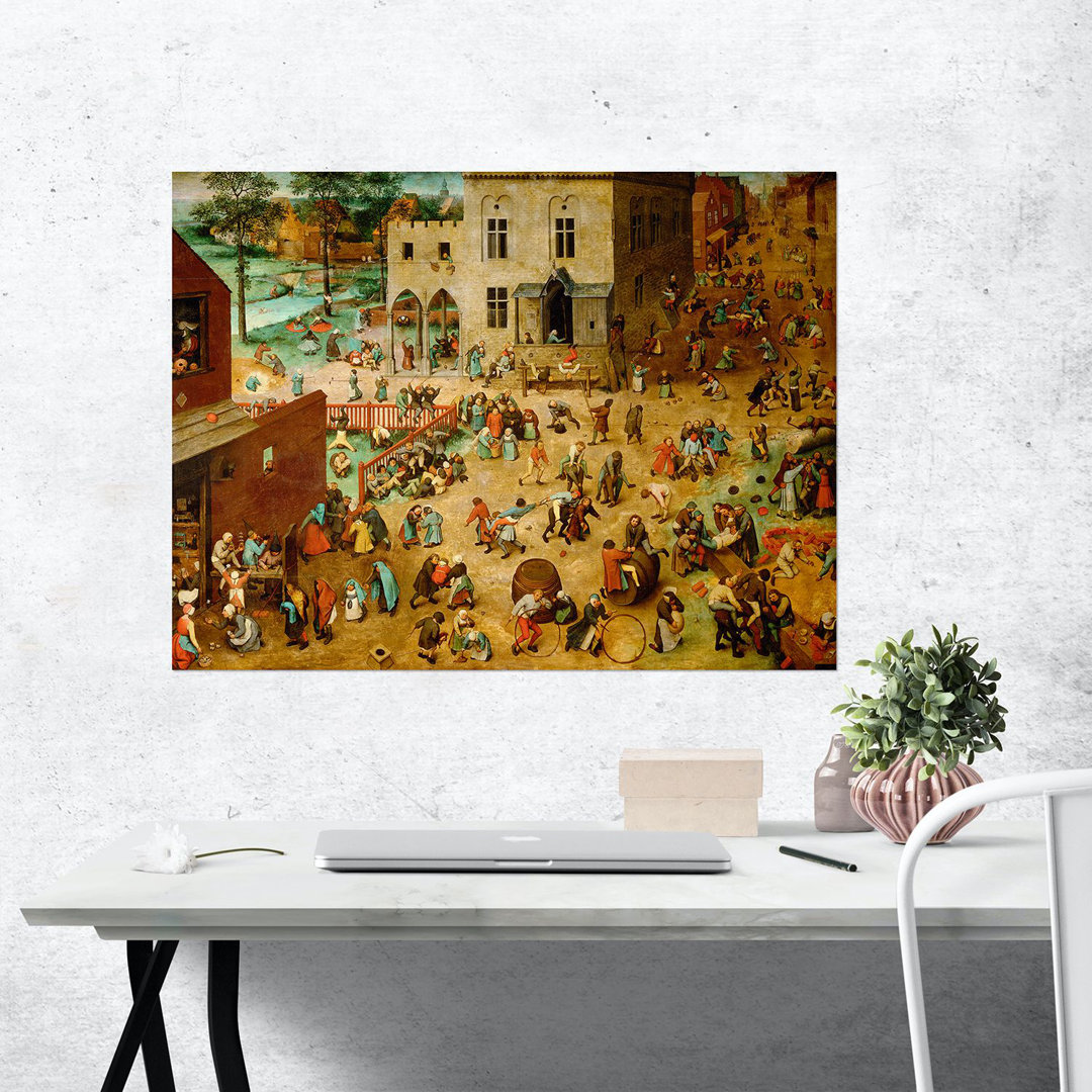 Poster Children''s Games von Pieter Bruegel The Elder