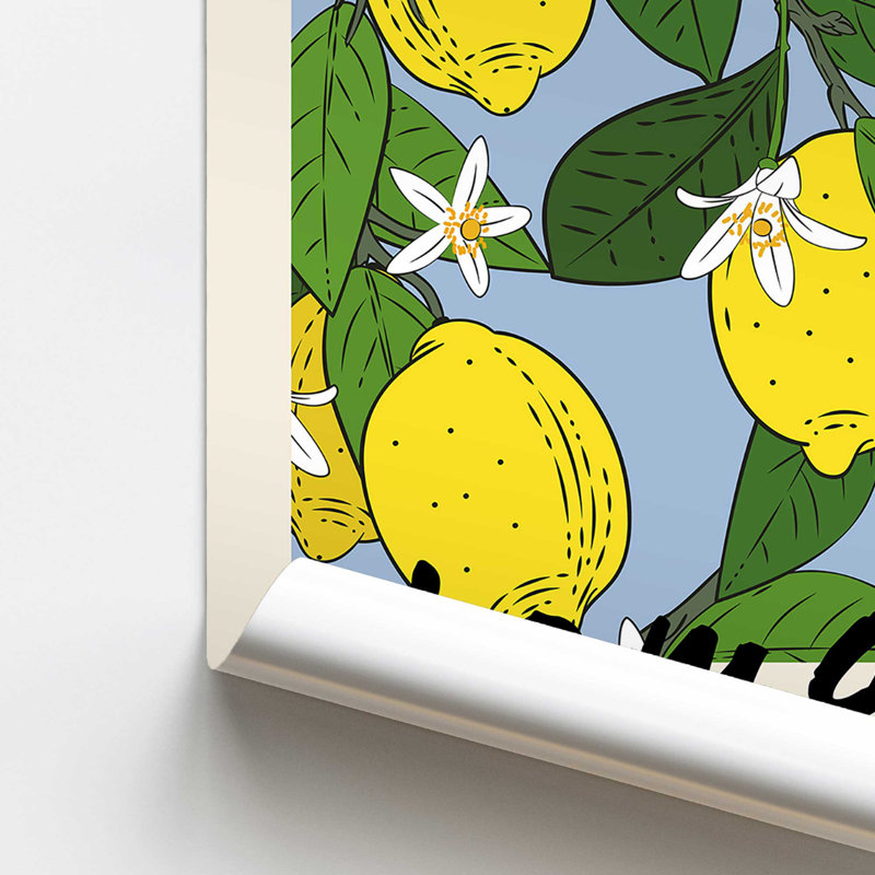 «Lemon Fruit Market», impression roulée, H 20 po x l 16 po