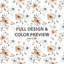 Ensemble de housse de couette et coussin décoratif Floral Floral Bedding-124113248