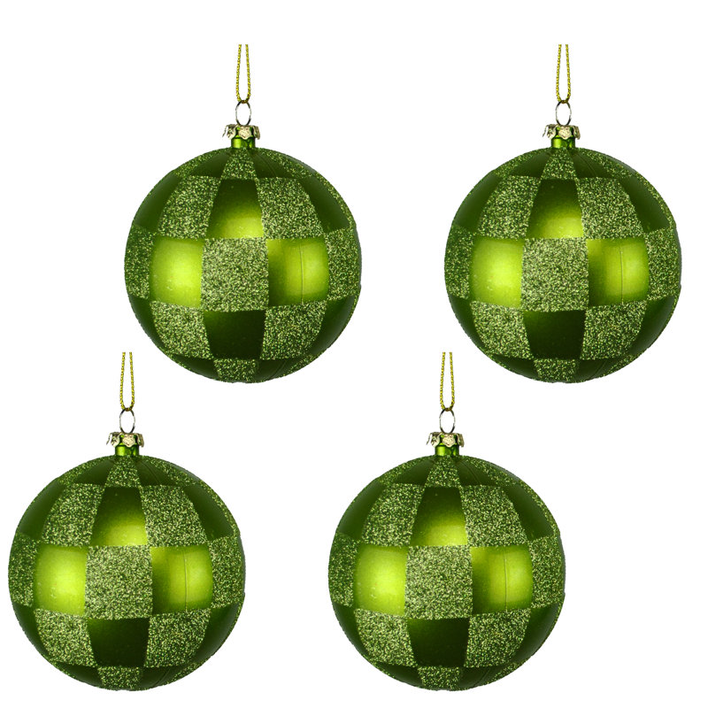 Ornement boule, Vert lime / vert sauge