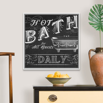 " Chalkboard Bath Signs II "