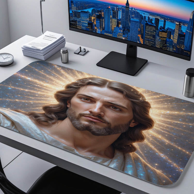 Polyester Desk Pad, 31.5x15.5