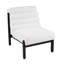 Fauteuil d'appoint Fluffy blanc avec structure en bois massif noir-2048487423-2048487411