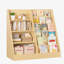 Bibliothèque pour enfants et organisateur de rangement pour jouets, étagère à livres en bois pour enfants avec support pour bibliothèque