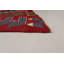 Tapis noir / rouge / vert en laine fabriqué à la main de conception unique 5 pi 11 po x 11 pi 8 po Politte