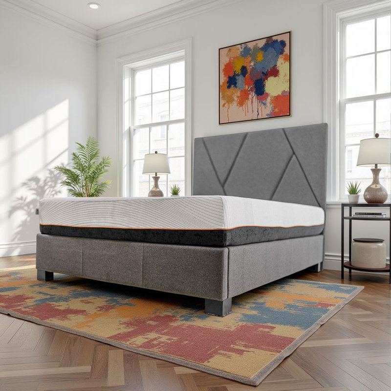 Matelas pour enfant en mousse viscoélastique imprégnée de cuivre 10 pouces Regen, 10", Lit simple