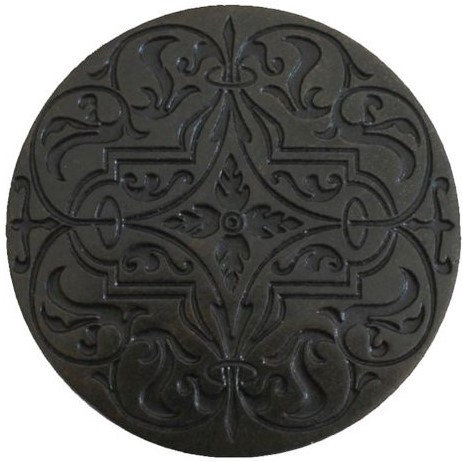 Olde World Mushroom Knob, Dark Brass