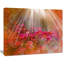 Sunlight Over Small Red Flowers - Reproduction de photo sur toile tendue-19241379