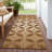 Machine Washable Indoor/Outdoor Lockway ACN2423 Geometric Rug-727041441
