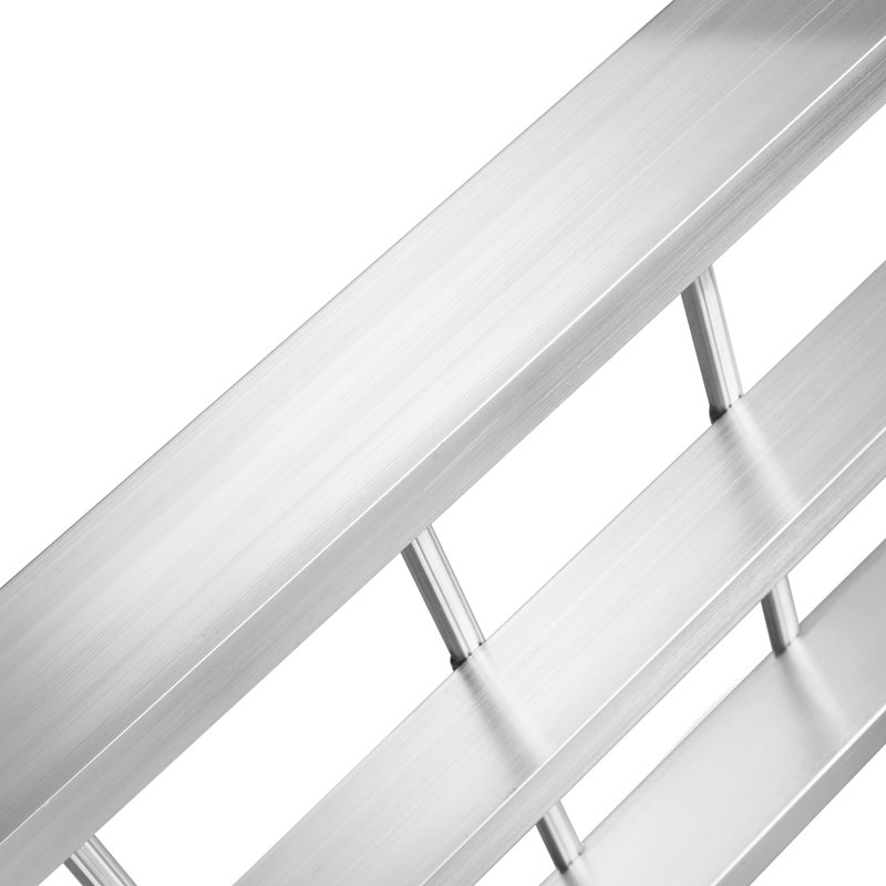 Folding Aluminum Loading Ramp 47.64 x 12.6 x 11.81 in Aluminum Alloy 2-Pack Loading Ramp Silver 1500 lbs Capacity Quick-Fold Design for ATVs UTVs Motorcycles