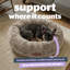 Silentnight Calming Plush Donut Pet Bed-55843482-93676160