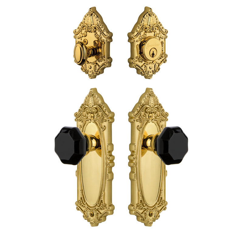 Ensemble de vestibule Grande Victorian, Laiton intemporel, 2-3/4"