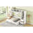 Space Bed With Wardrobe Choices - White Organizer Drawers