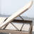 AlloyFrame Rattan Sun Lounger Outdoor Metal Chaise Lounge Set with Table