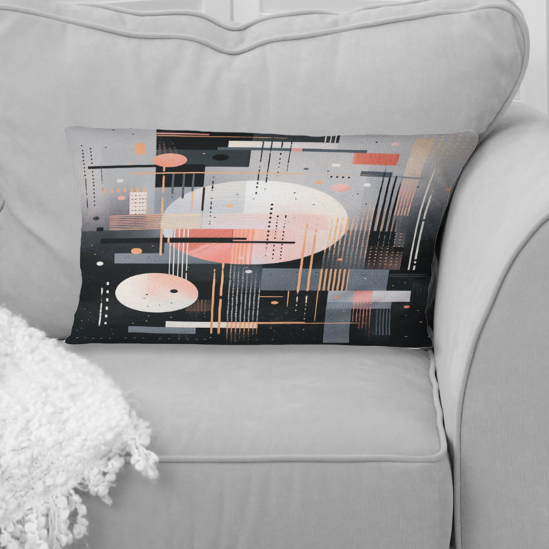 Coussin Peach Grey