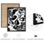 Reproduction d'art encadrée abstraite pour décoration intérieure moderne - 11 po x 14 po-116561585-116561589