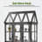 4' W X 3.23' D Wooden Polycarbonate Greenhouse With Adjustable Shelves And Roof Vent & Roof Vent-121528843