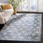 Tapis oriental bleu marine / crème Fifi-504428285