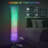 Modern Floor Lamp, RGB Color Changing Led Smart Lamp Alexa APP Control With DIY Mode, Music Sync And White Fabric Shade, Standing Lamp For Living/Game Room Bedroom