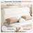 King-Size Bed Frame With Headboard, Upholstered Platform Bed With Wooden Slats, King-Size Soft Cloud-Like Bed, No Box Spring Required, Easy To Assemble, Cream Color.-180994814