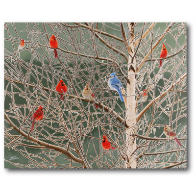 « winter fosted », impression sur toile