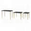 Ensemble de 3 tables d'appoint, L: 25 x 15,5 x 21 po, M: 20 x 15 x 18,5 po, S: 14 x 14 x 16,5 po