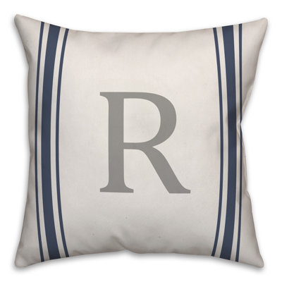 Housse et insert de coussin carré Monogram