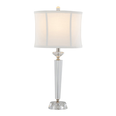 lampe de table en cristal.
