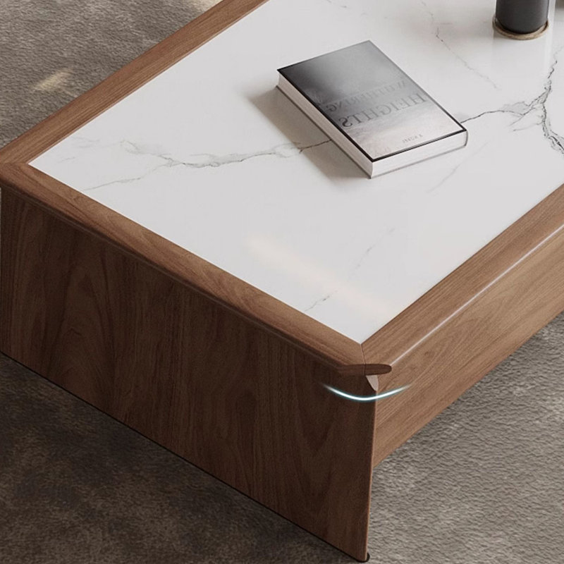 Table basse de comptoir American Rock, H 13,78 po x L 55,12 po x l 27,56 po