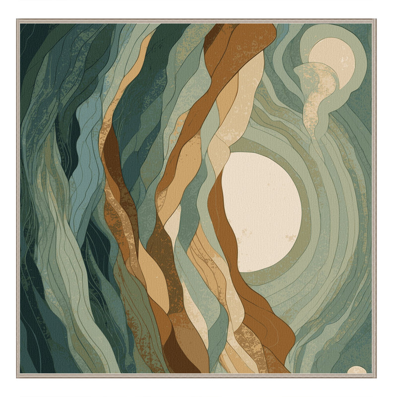 Tapis Starry Tranquility, Carré 3 pi