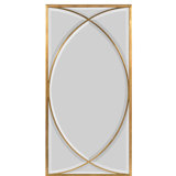 Euclid Flat Metal Beveled Wall Mirror