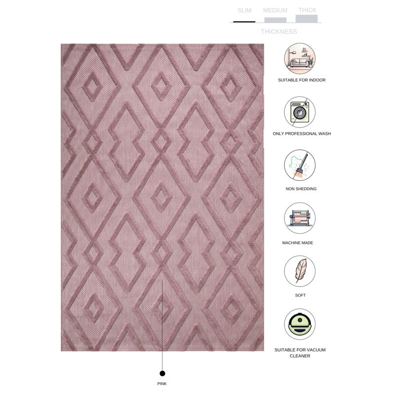 Tapis rectangulaire Stoiko, Rectangle 6 pi 7 po x 9 pi 7 po
