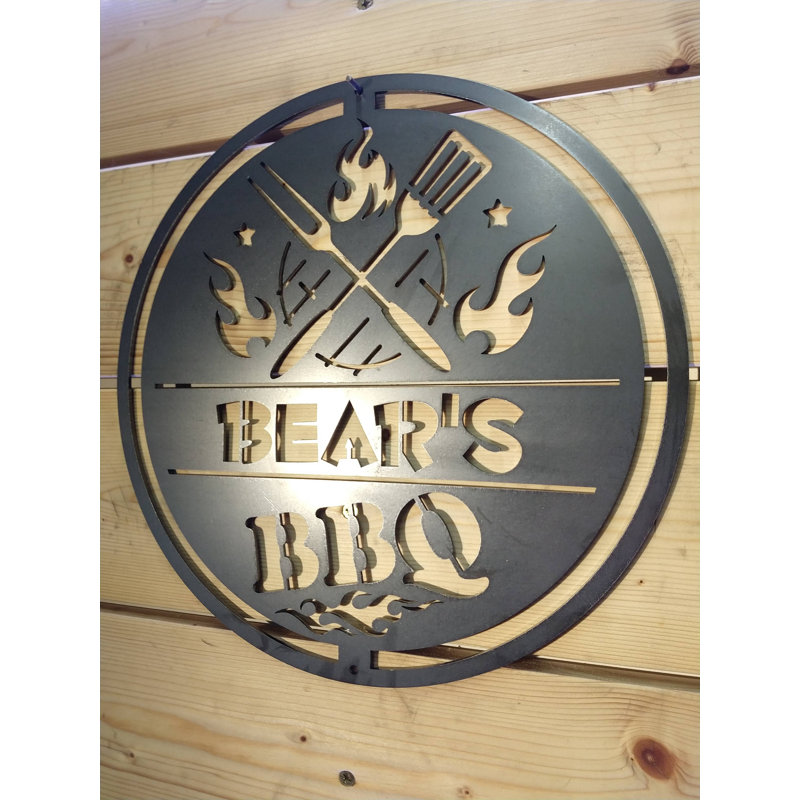 Handmade Furniture Wall Decor on Metal, Yes
