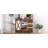 55.5" Farmhouse Kitchen Island With Drop Leaf, Kitchen Storage Island With Barn Door, Power Outlet, Rolling Kitchen Cart On Wheels With Spice Rack, For Home, Kitchen, Dining Room, White-466688694