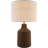 Lockwood Concrete Table Lamp with Linen Shade-104801012-104801011