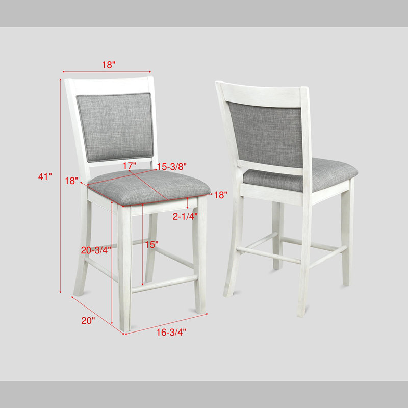 Tabouret de bar 2 pièces
