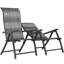 Set of 2 Outdoor Wicker Folding Chairs with Adjustable Backrest