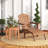 Pansir Square Solid Wood Outdoor Side Table , 17.5 " W 17.5 " D