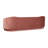 92.5" Mauve Textured Performance Velvet Sofa-1390735163