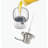 iDesign Hand Soap Dispenser - Refillable Liquid Soap Dispenser, Clear/Brushed Nickel