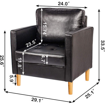 Brylor 3 - Piece Faux Leather Living Room Set